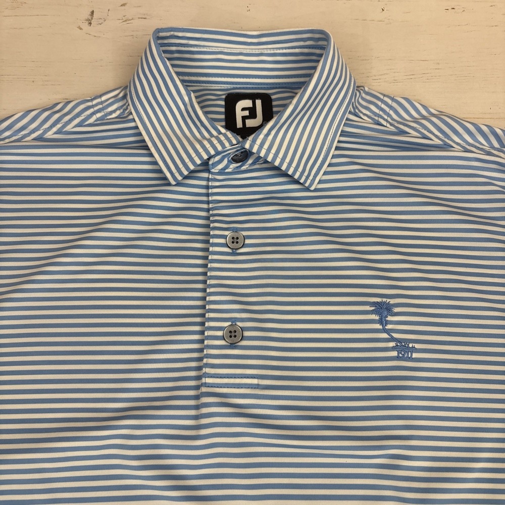 Footjoy Golf Shirt Polo Shirt Mens Medium Country Club Of Orlando Logo